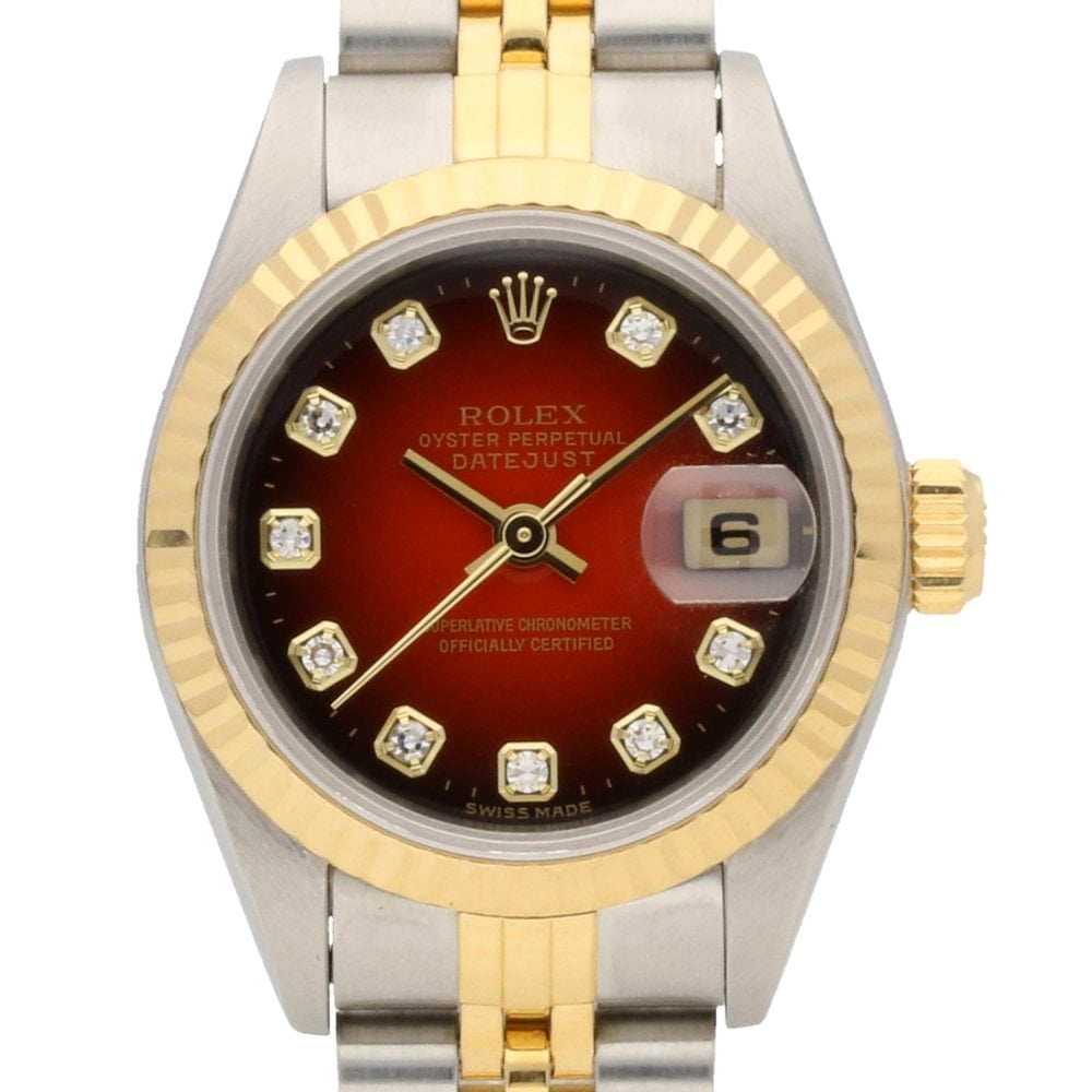 Datejust 69173 - Ladies Watch – Red Dial – 1996