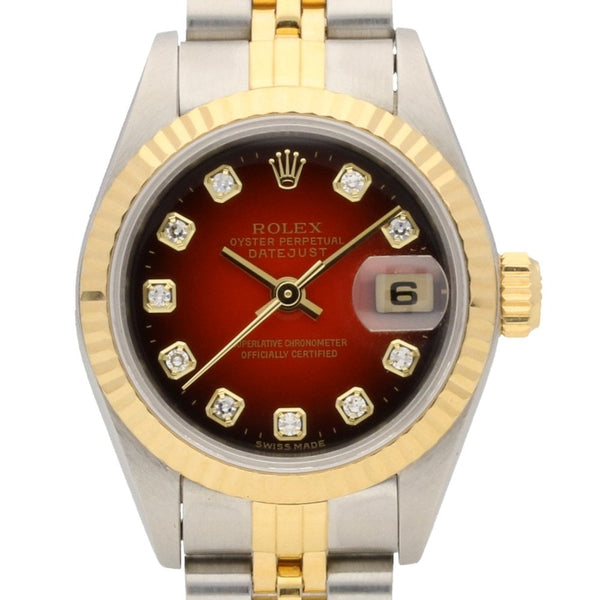 Datejust 69173 - Ladies Watch – Red Dial – 1996