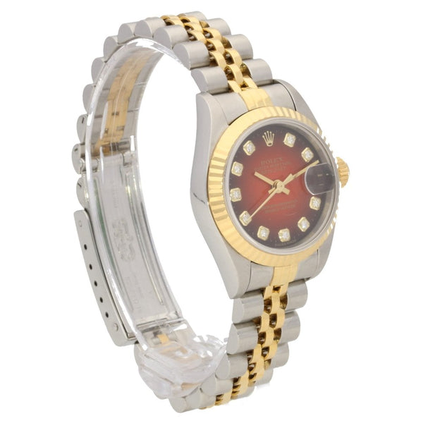 Datejust 69173 - Ladies Watch – Red Dial – 1996
