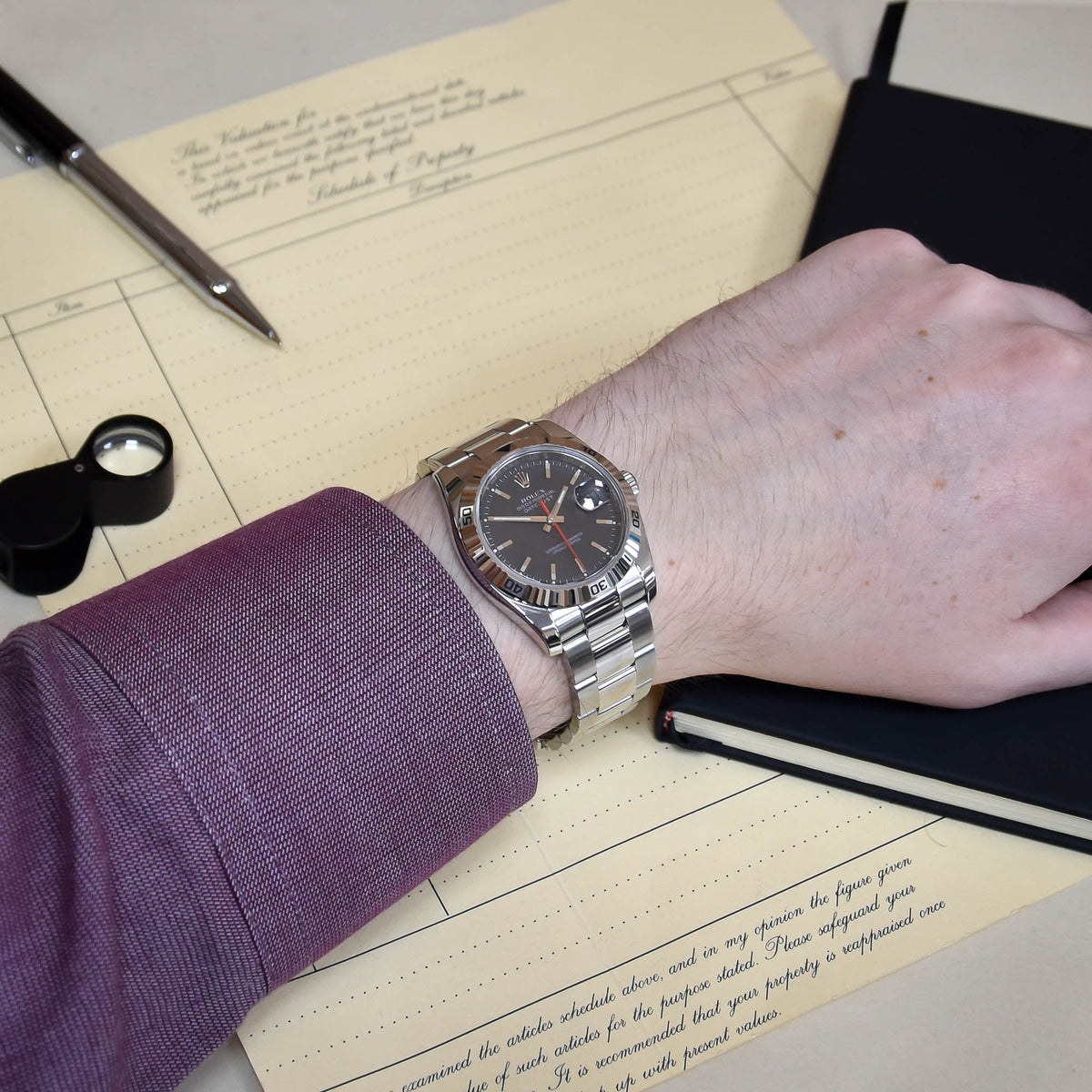 Turn-O-Graph 116264 - Gents Watch - Grey Dial - 2006