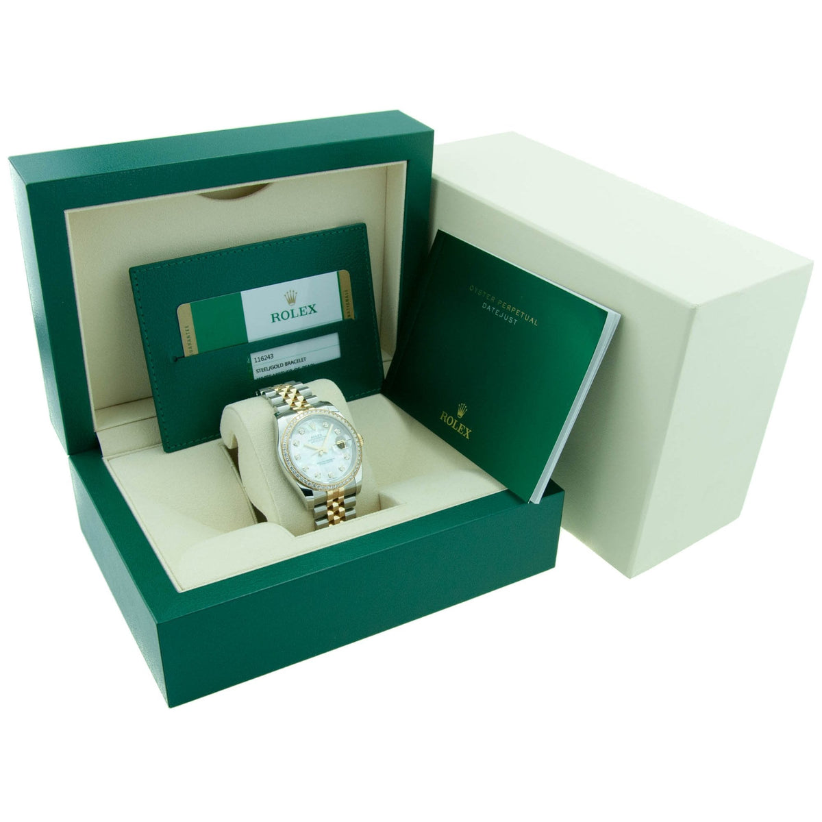 Datejust 116243 - Diamond Bezel & Dial - Unworn 2018