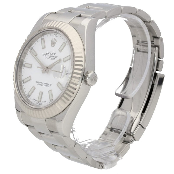 Datejust 41- 116334 - Gents Watch - White Dial - 2014