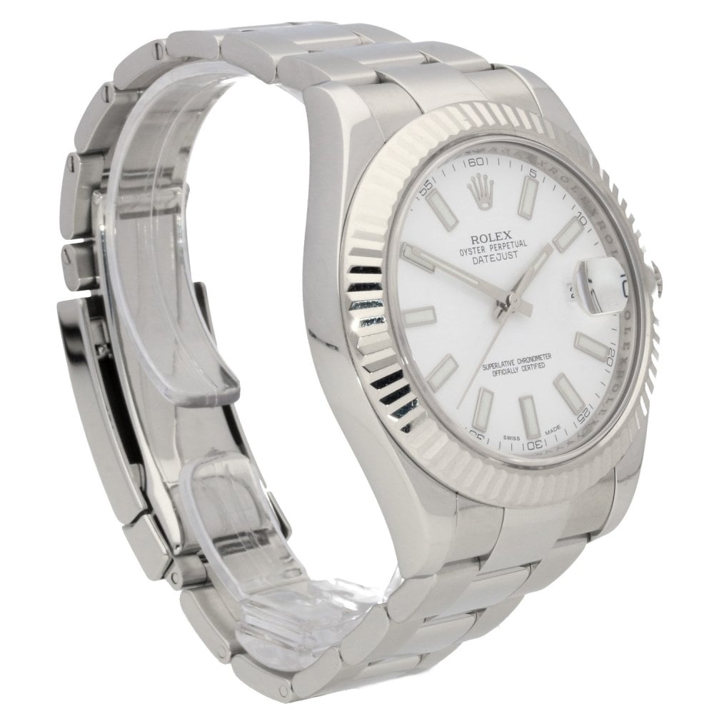 Datejust 41- 116334 - Gents Watch - White Dial - 2014
