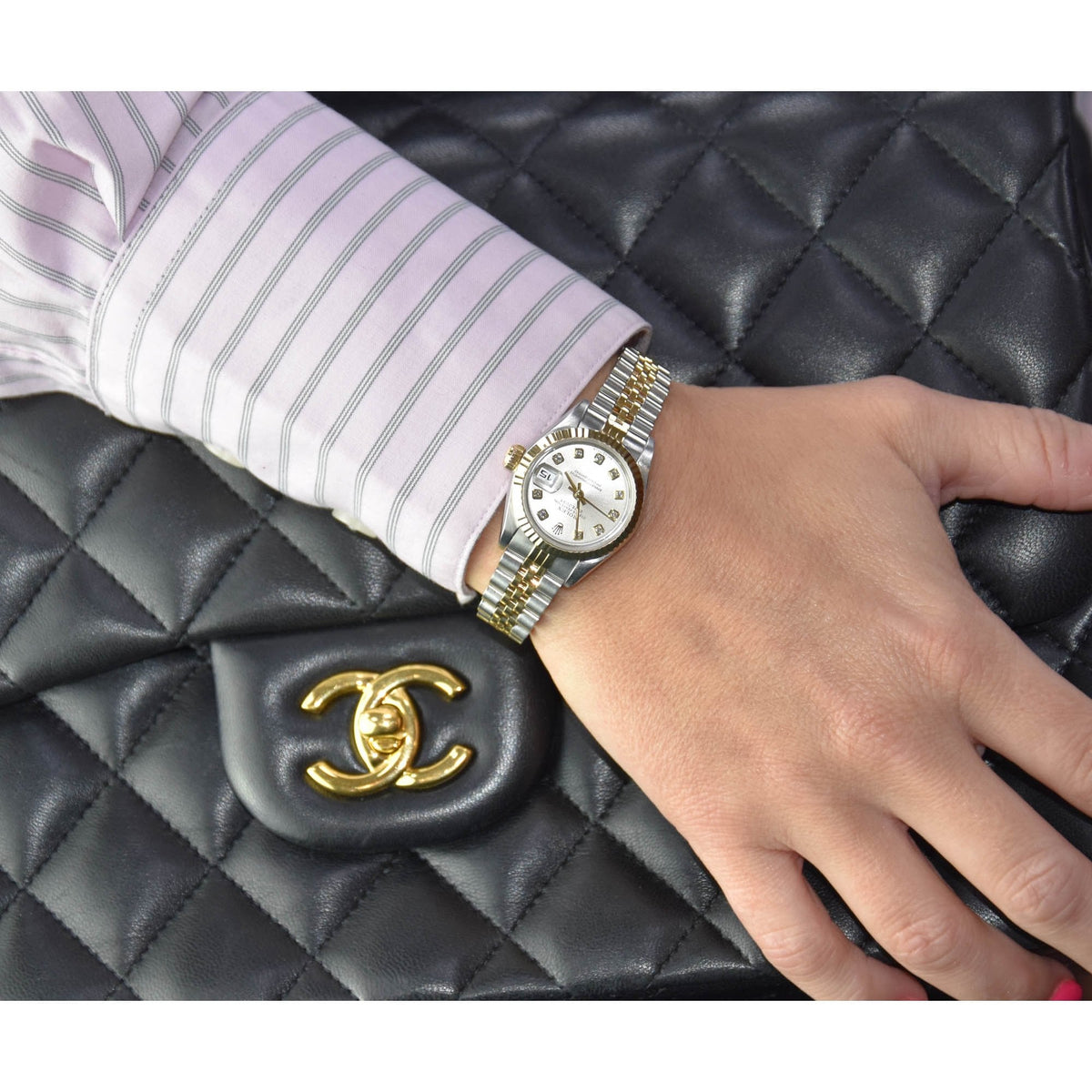 Datejust 79173 - Silver Diamond Dial - 2004