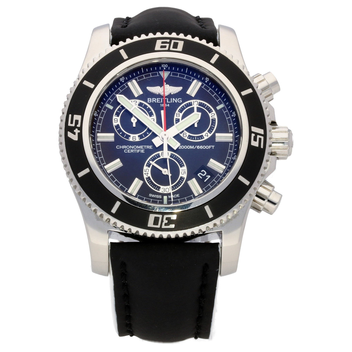 SuperOcean A73310 - Black and White Strap - 2016