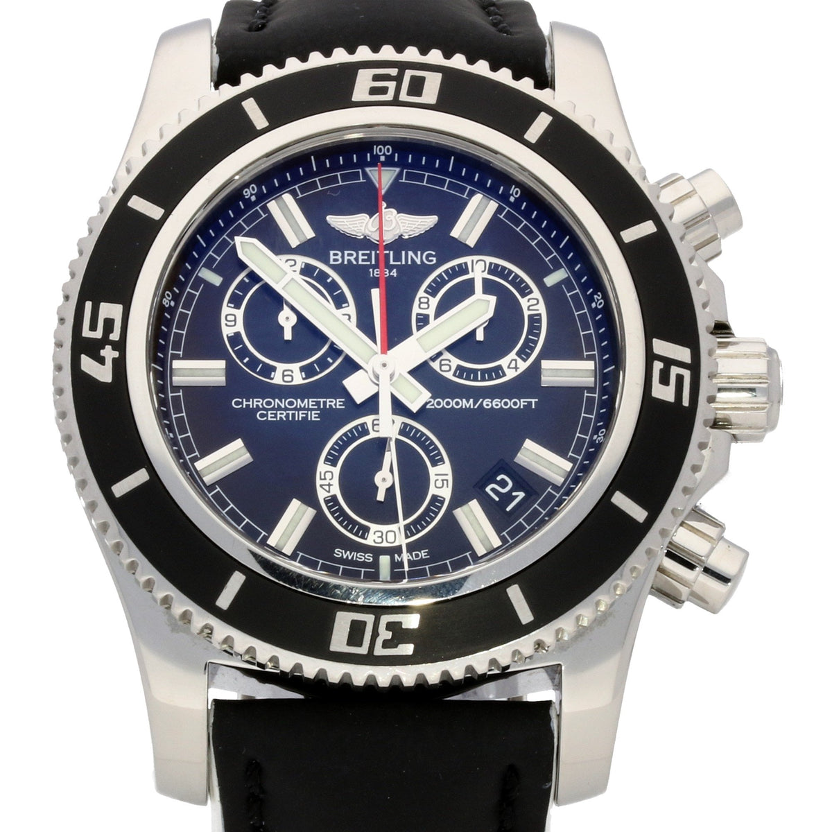 SuperOcean A73310 - Black and White Strap - 2016