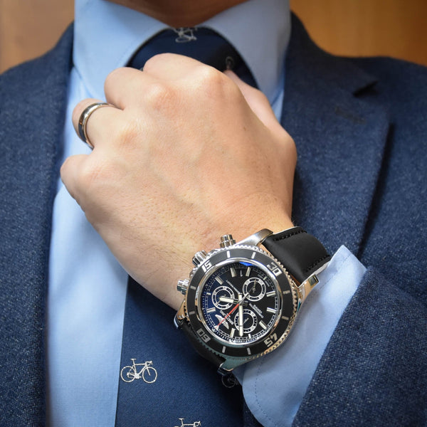 SuperOcean A73310 - Black and White Strap - 2016