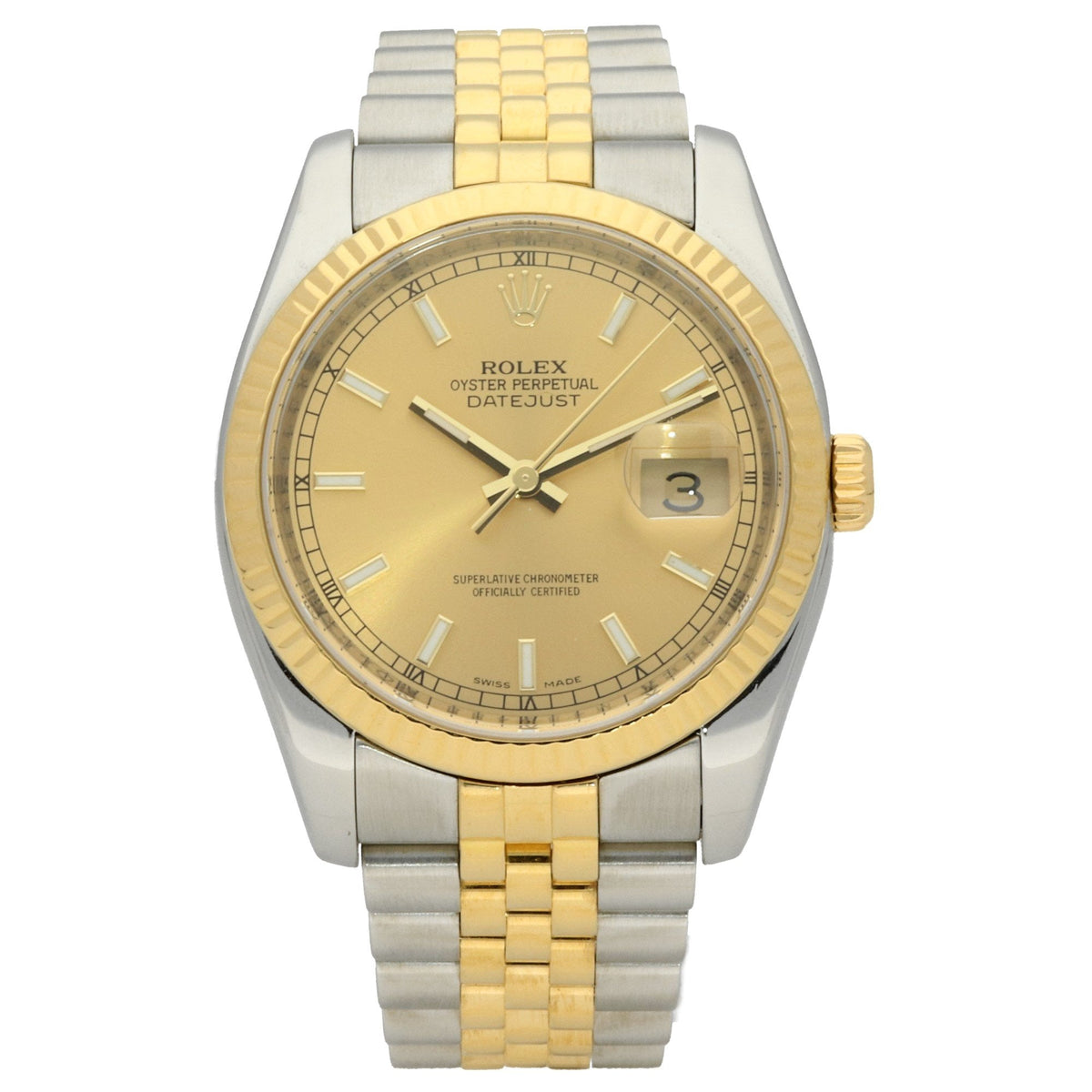 Datejust 116233 - Gents Watch - Champagne Dial - 2008