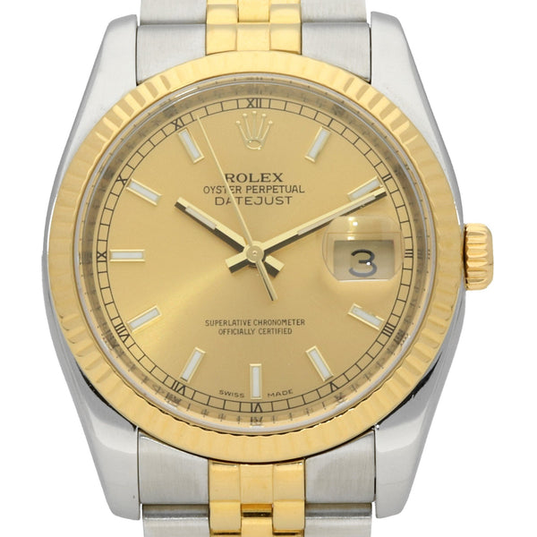 Datejust 116233 - Gents Watch - Champagne Dial - 2008