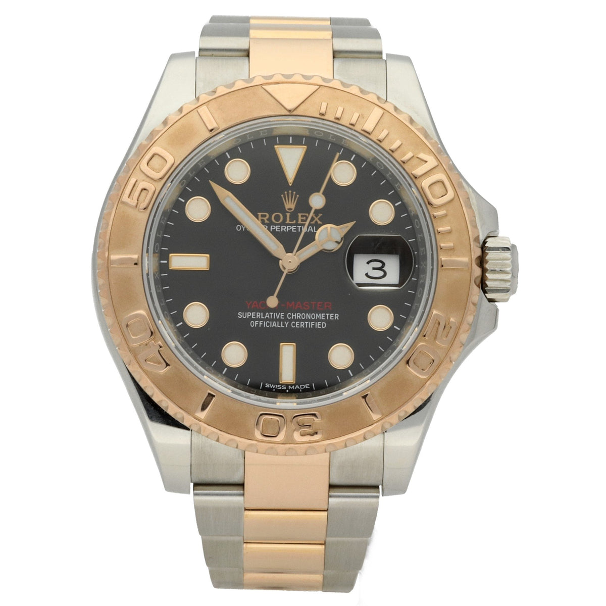 Yacht-Master 116621 - Gents Steel & Rose Gold Watch - 2018