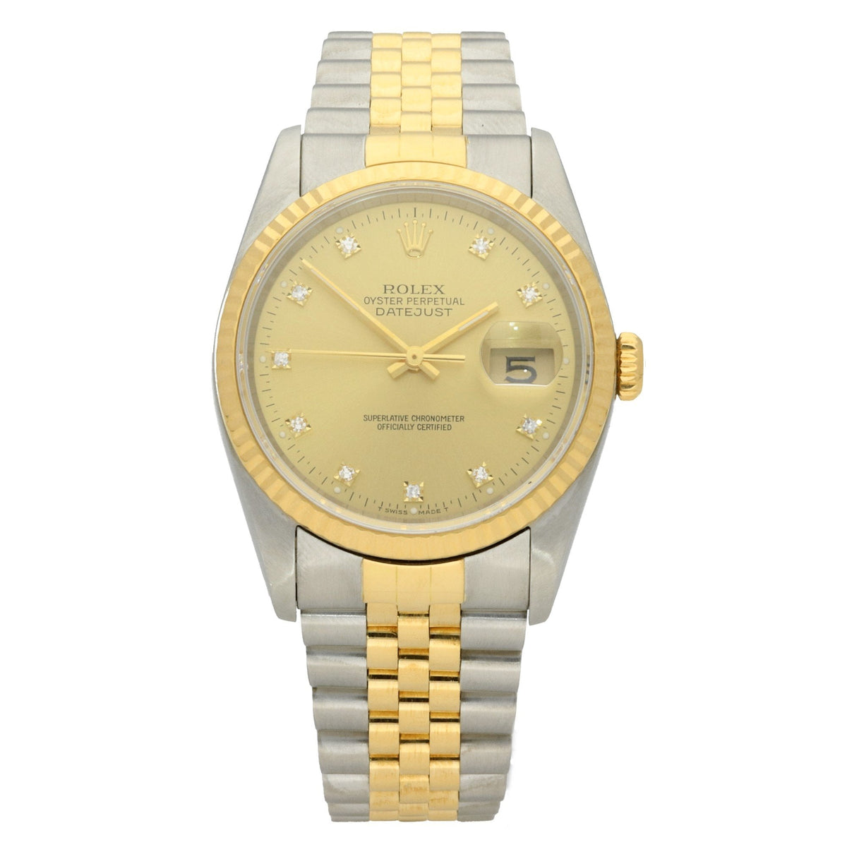 Datejust 16233 - Gents Watch - Diamond Dial - 1990
