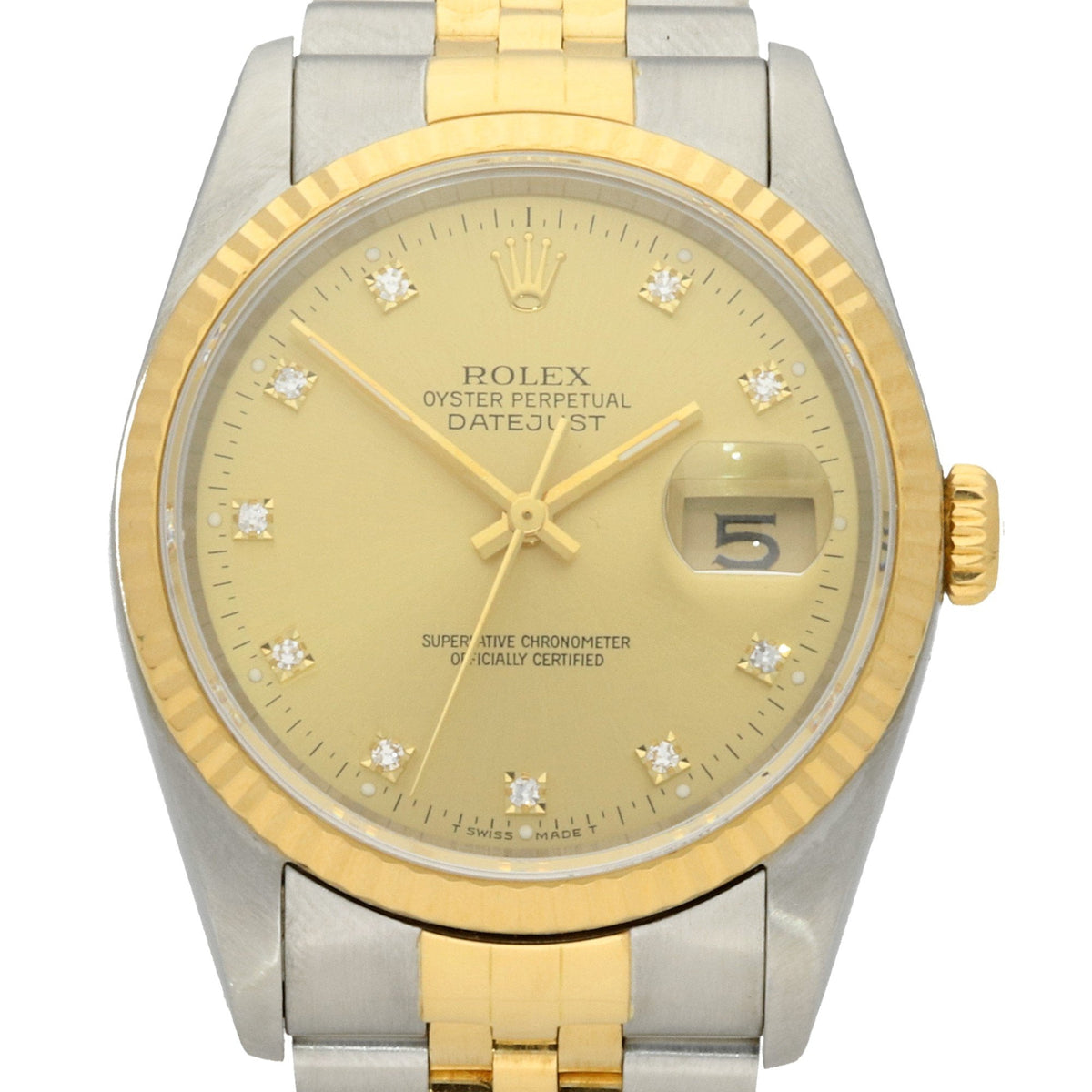 Datejust 16233 - Gents Watch - Diamond Dial - 1990