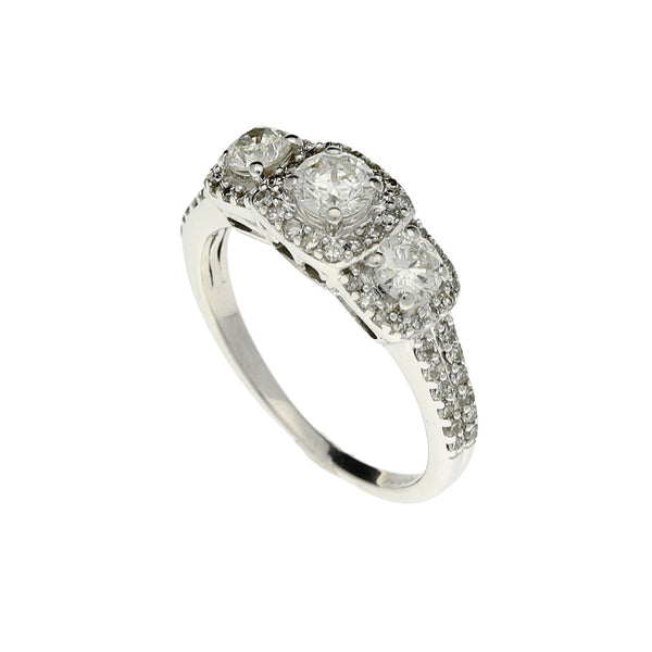18ct White Gold 1.00ct Diamond Ring