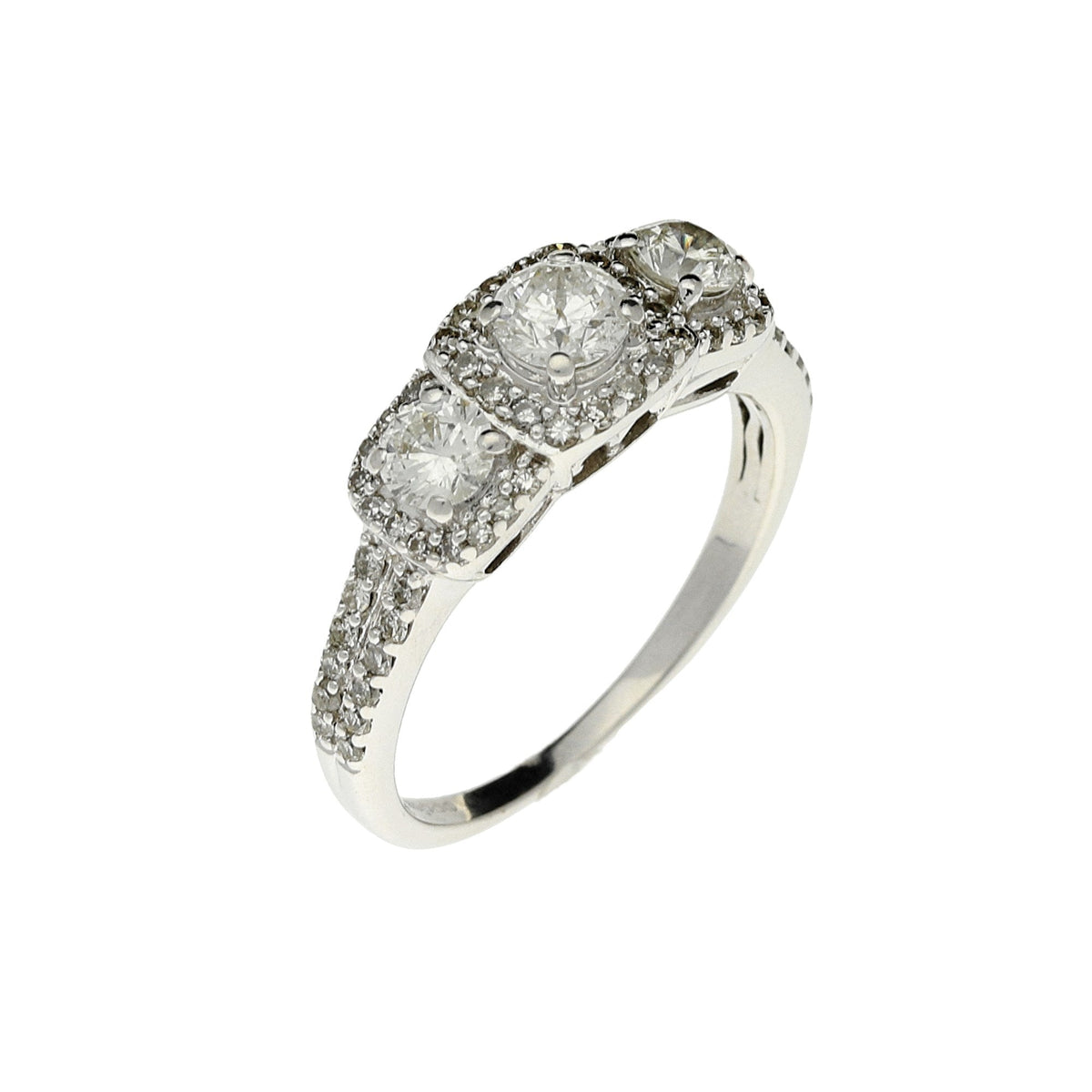 18ct White Gold 1.00ct Diamond Ring