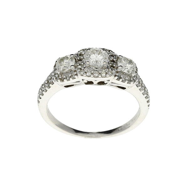 18ct White Gold 1.00ct Diamond Ring
