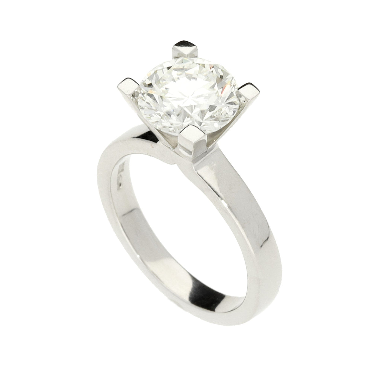 Platinum 3.02ct Diamond Engagement Ring
