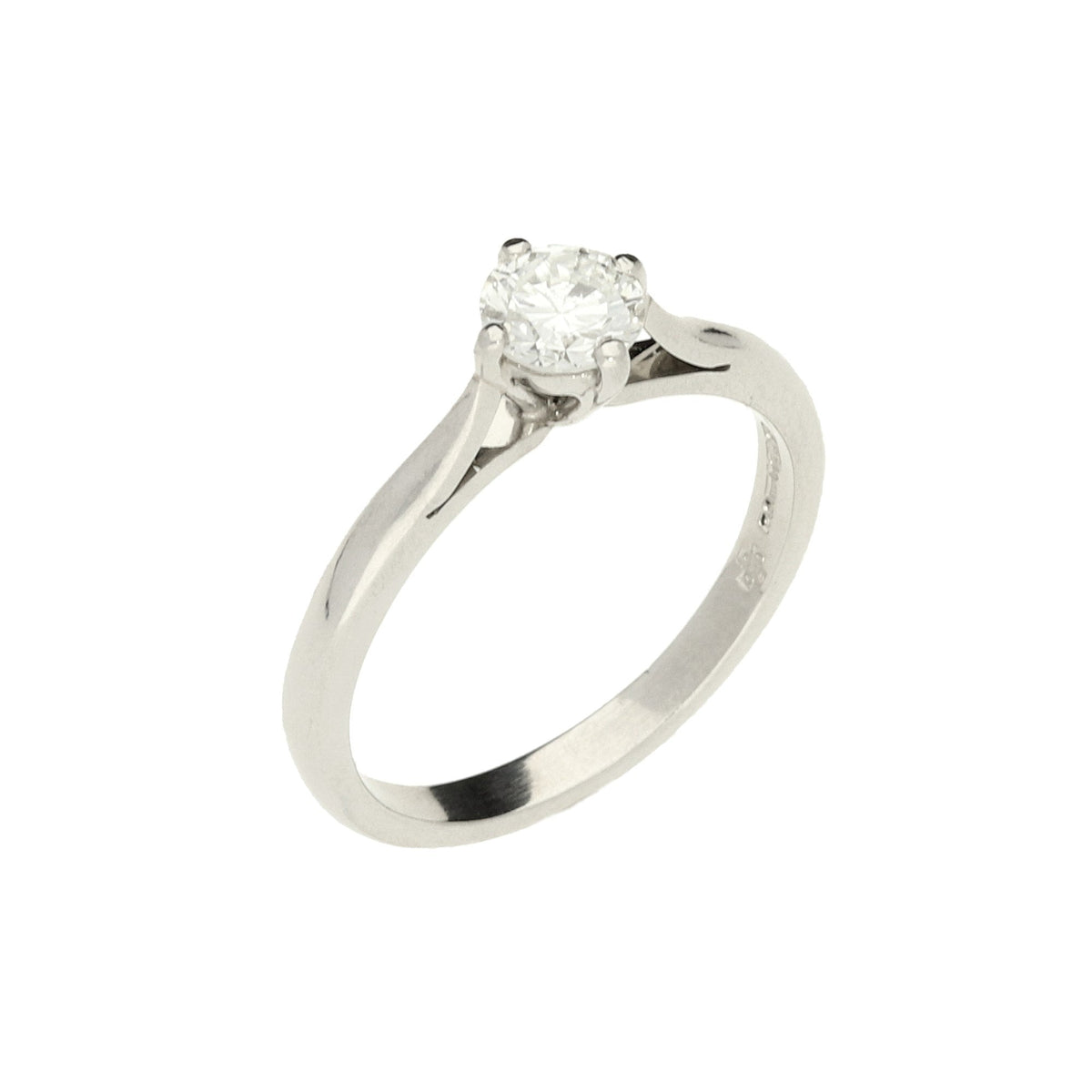 Platinum Diamond Solitaire Ring 0.50ct - VS1/VS2