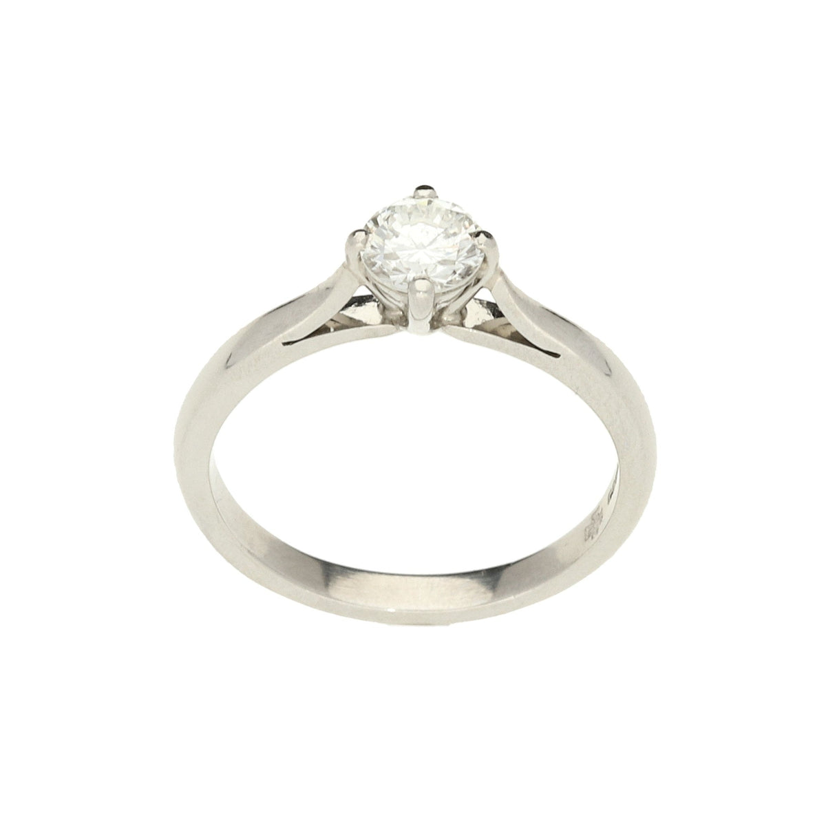 Platinum Diamond Solitaire Ring 0.50ct - VS1/VS2