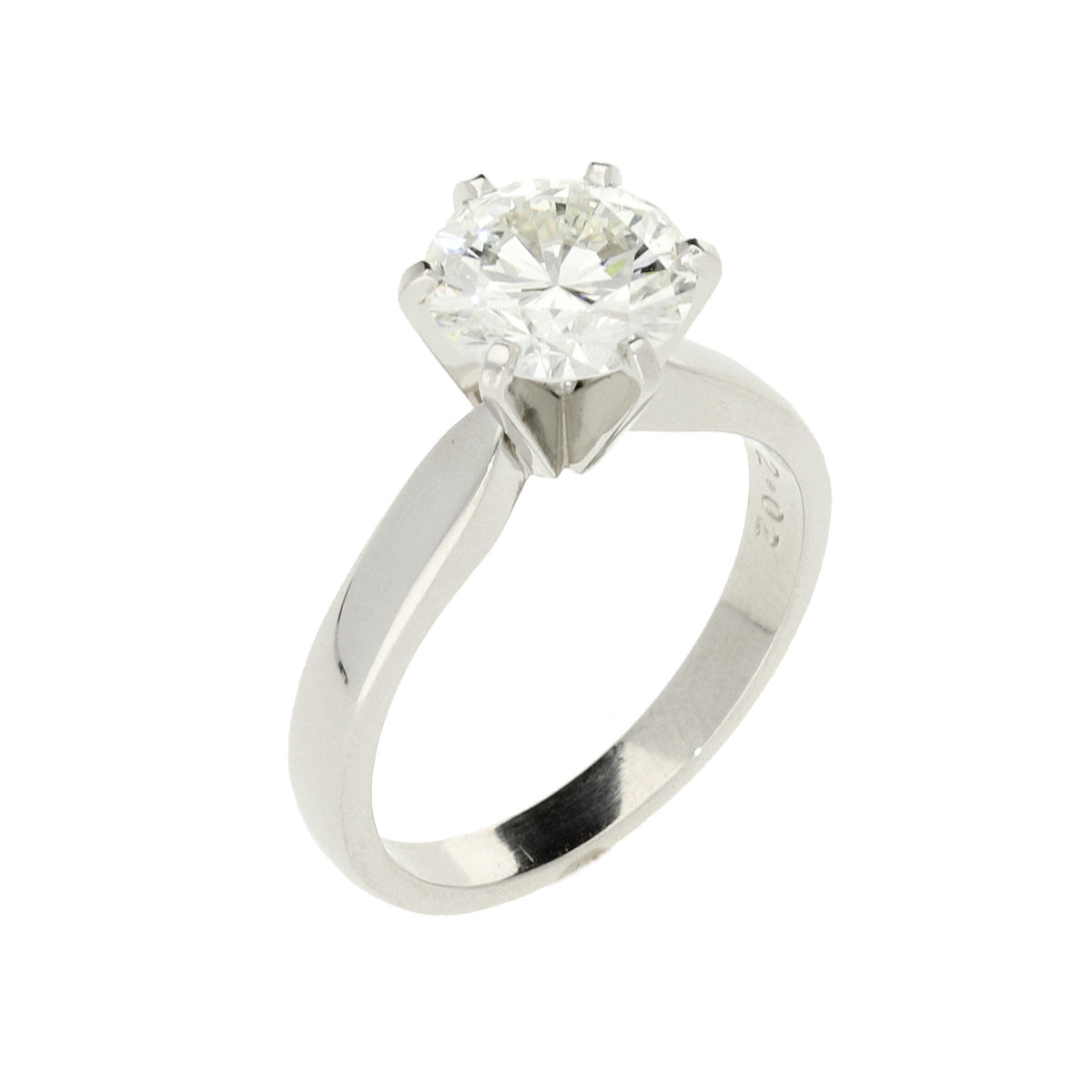 Platinum 2.02ct Diamond Engagement Ring