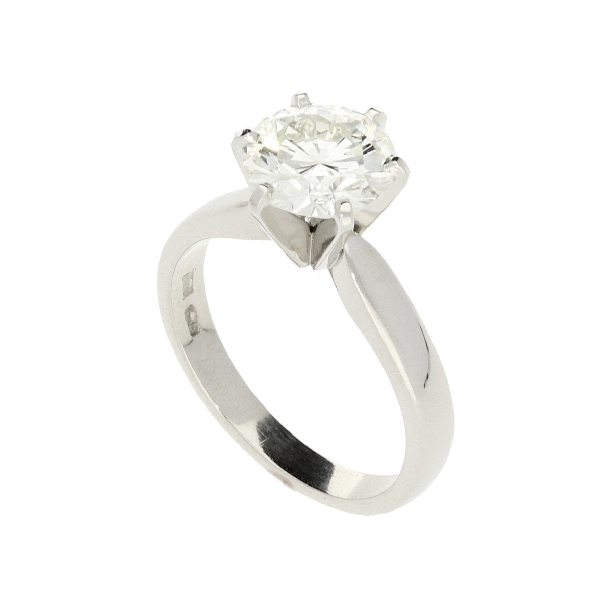 Platinum 2.02ct Diamond Engagement Ring