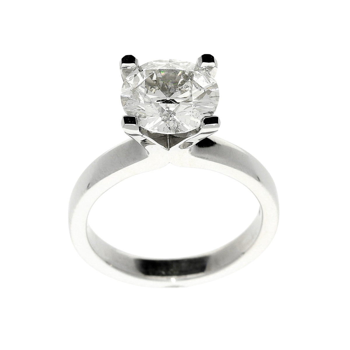 Platinum 2.68ct Diamond Engagement Ring