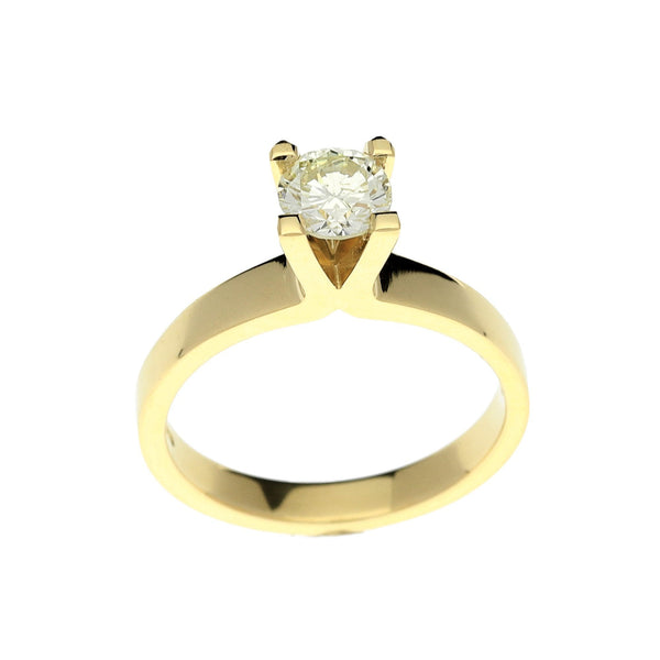 18ct Yellow Gold 0.75ct Diamond Engagement Ring