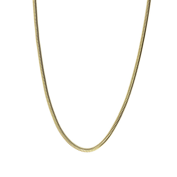 9ct Yellow Gold 16-Inch Snake Chain - 4.8g
