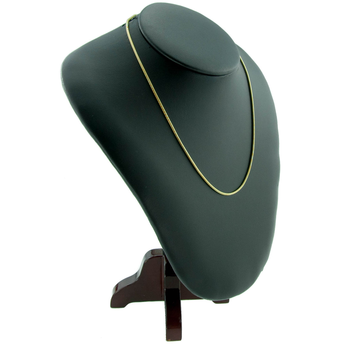 9ct Yellow Gold 16-Inch Snake Chain - 4.8g