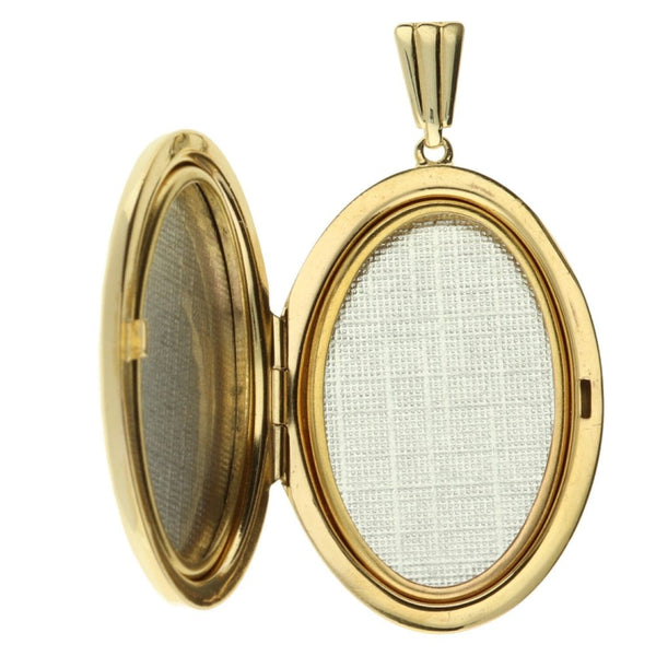 9ct Yellow Gold Medium-Sized Locket - 8.1g
