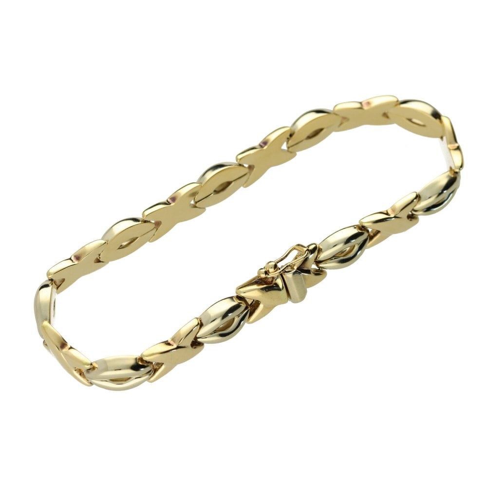 9ct Gold Fancy Bracelet - 10.1g