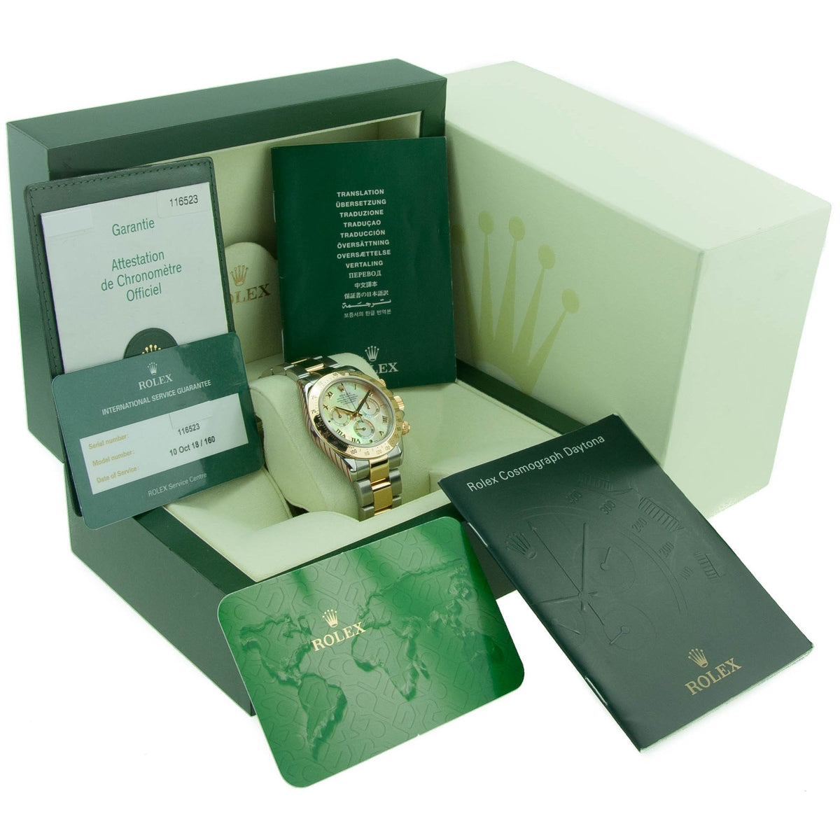 Cosmograph Daytona 116523 - Mother of Pearl - Stickered - 2004