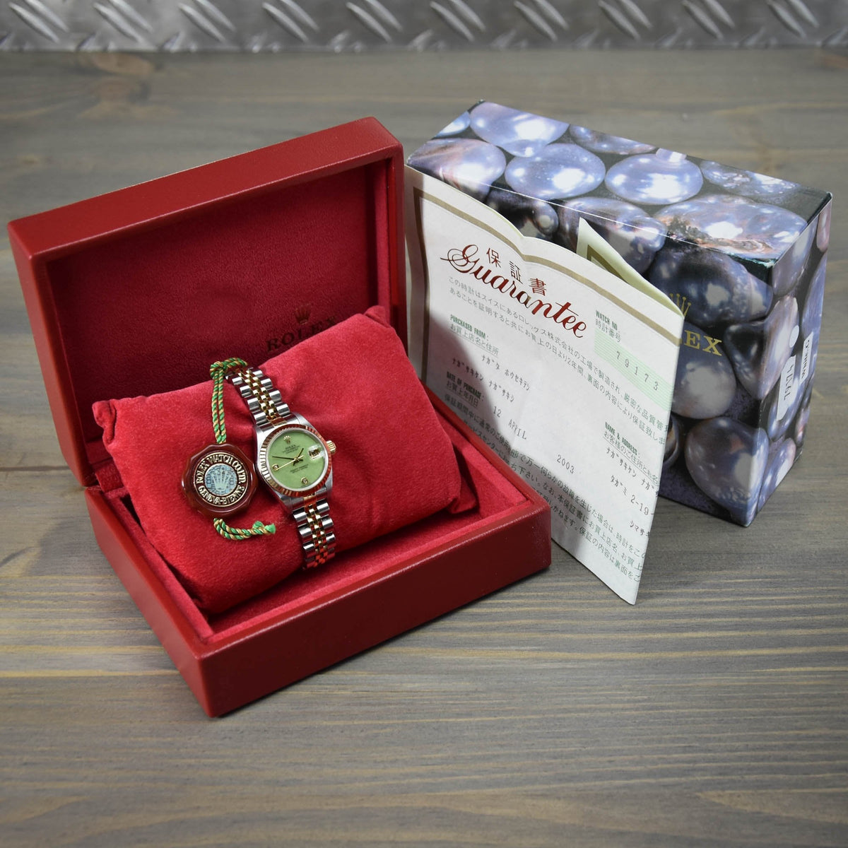 Datejust 79173 – Ladies Watch – Green Jade Dial - 2003