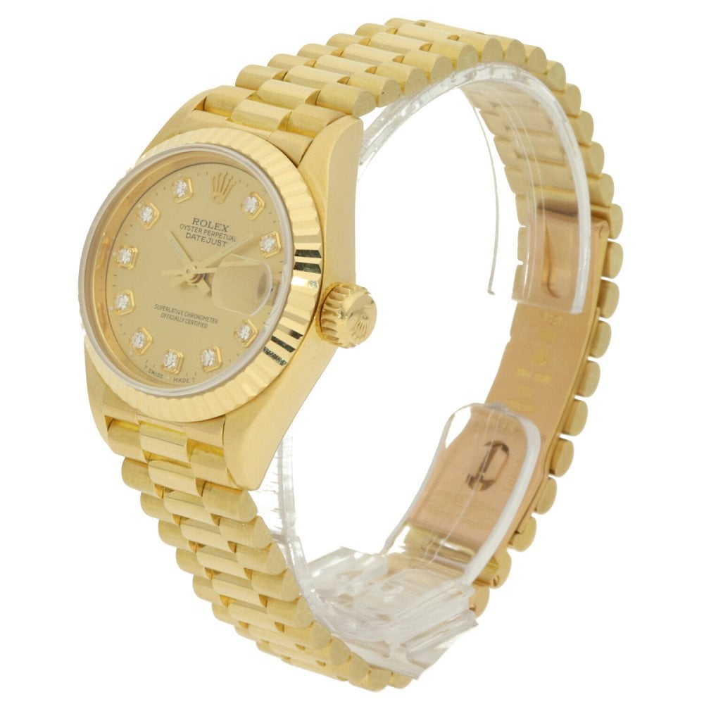 Datejust 69178 - Ladies Gold Watch - Diamond Dial - 1996