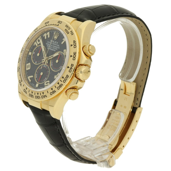 Daytona 116518 - Gents Gold Watch - Leather Strap - 2010