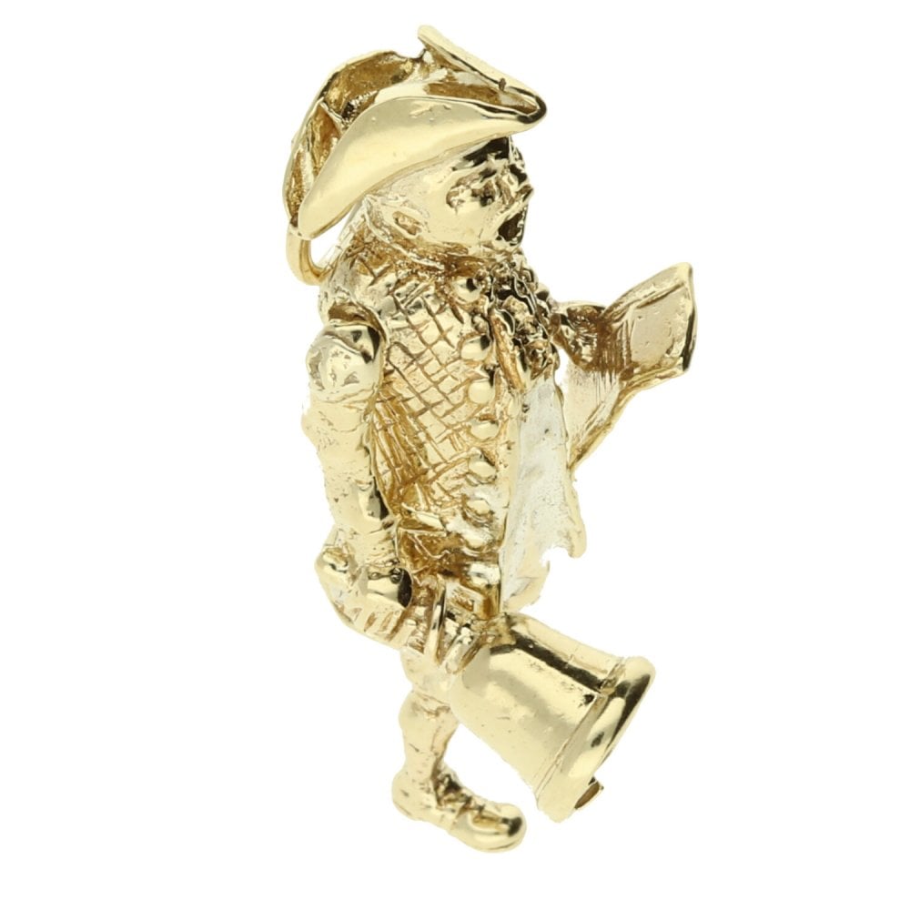 9ct Yellow Gold Town Cryer Charm - 6.8g