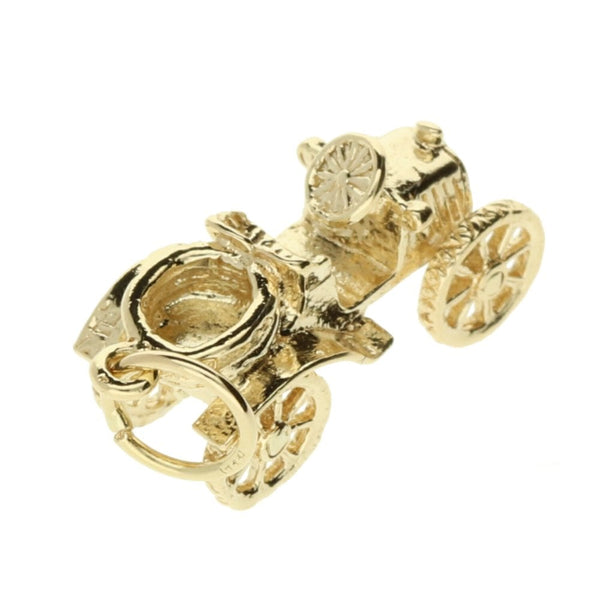 9ct Yellow Gold Motor-Car Charm - 3.2g