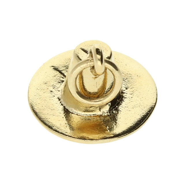 9ct Yellow Gold Witches Hat Charm - 1.8g