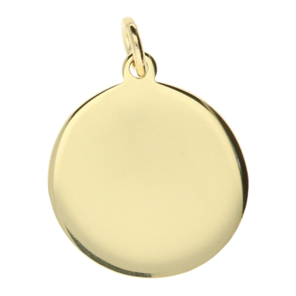 9ct Yellow Gold Small Madonna Pendant - 2.1g