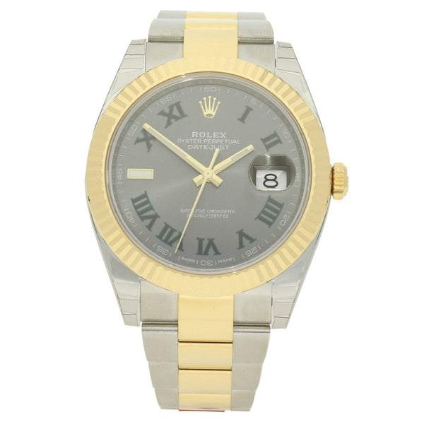 Datejust 41 126333 - Wimbledon - Silver Dial - Unworn 2018
