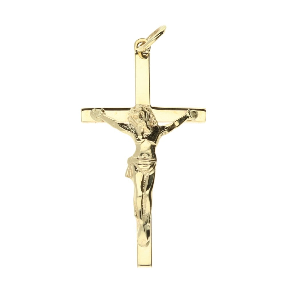 Medium 9ct Yellow Gold Crucifix - 3.0g