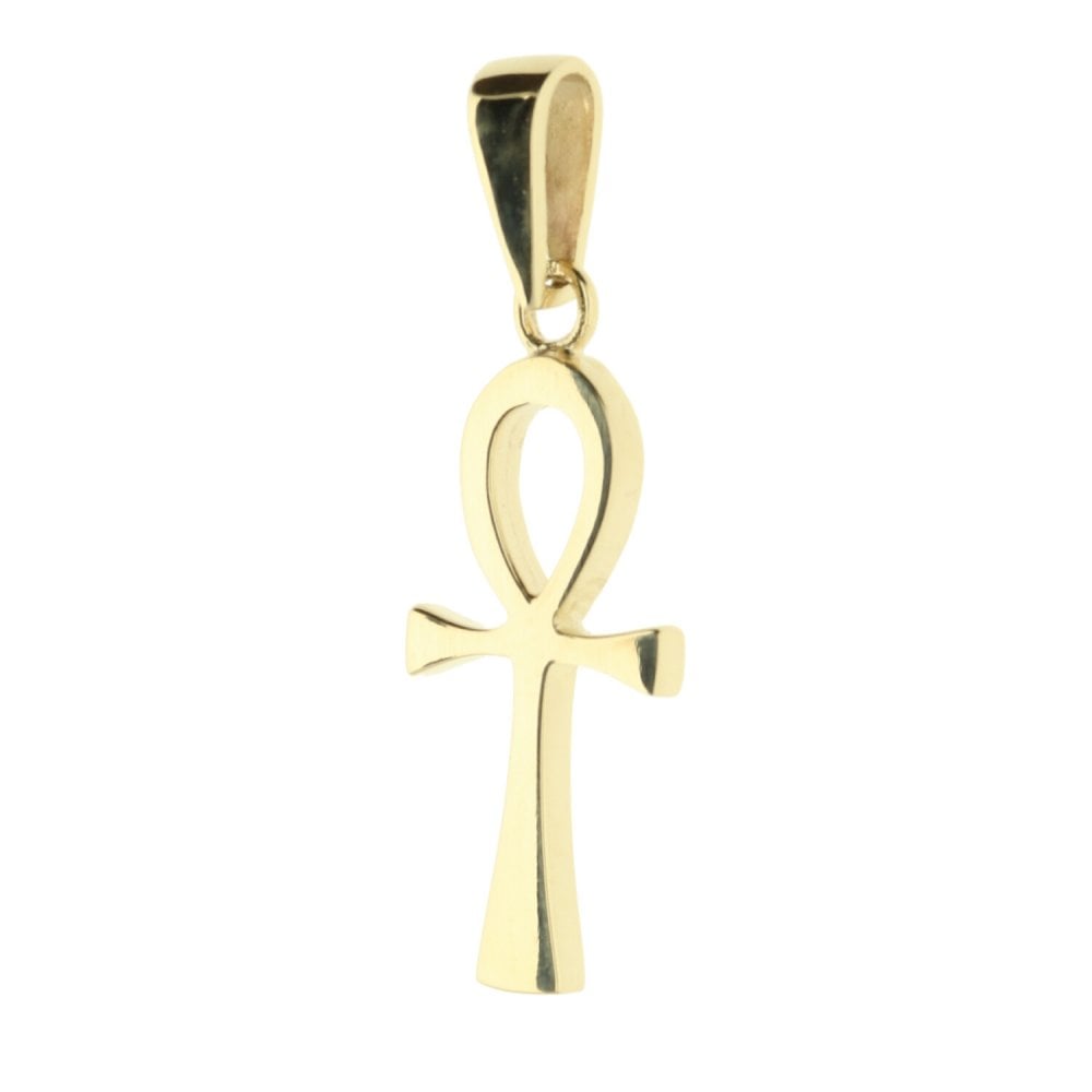 Medium 9ct Yellow Gold Ankh Cross - 5.2g
