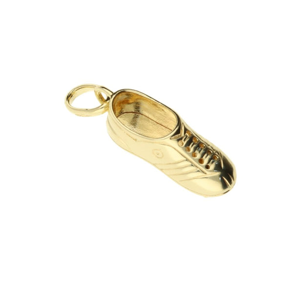 9ct Yellow Gold Football Boot - 3.7g
