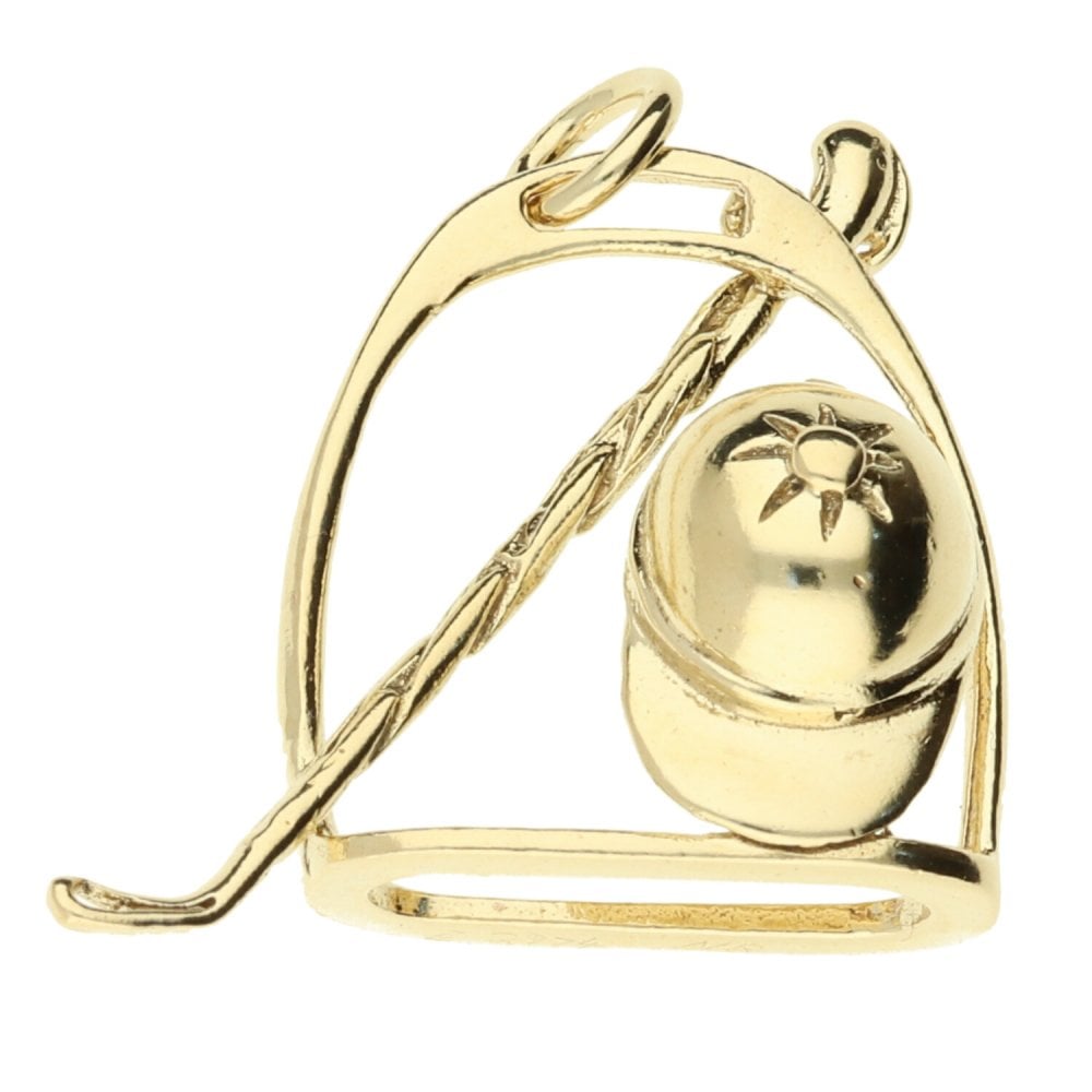 9ct Yellow Gold Jockeys-Kit Charm - 3.7g