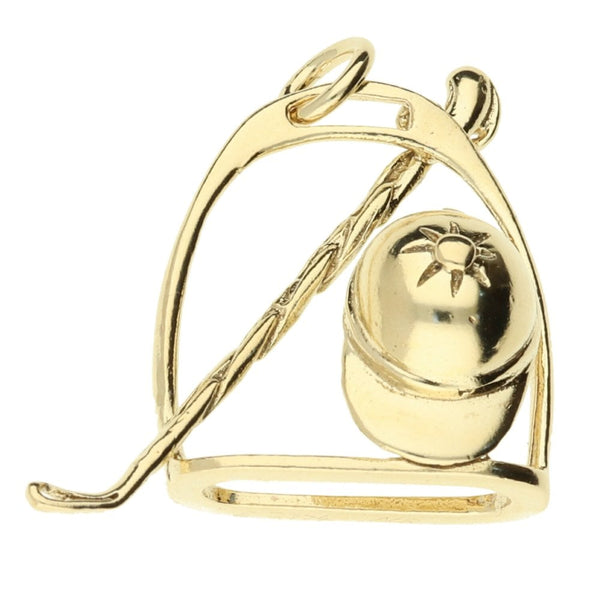 9ct Yellow Gold Jockeys-Kit Charm - 3.7g