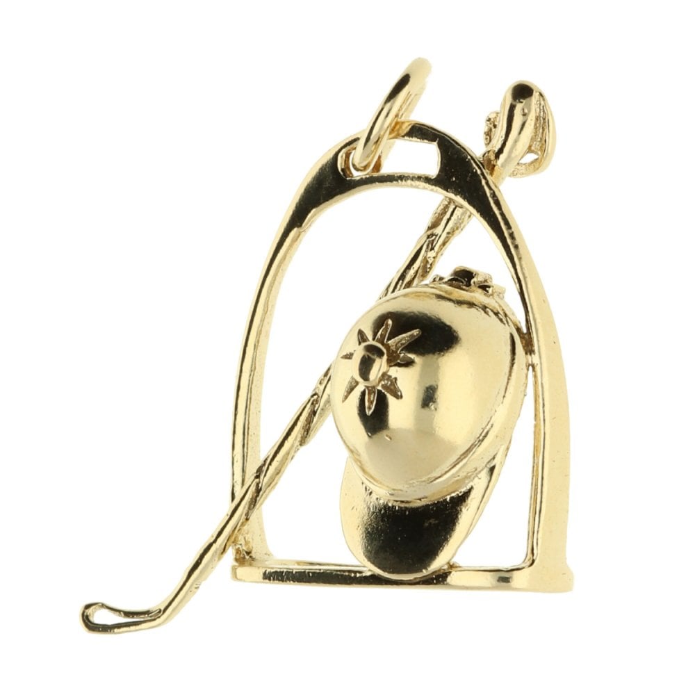 9ct Yellow Gold Jockeys-Kit Charm - 3.7g