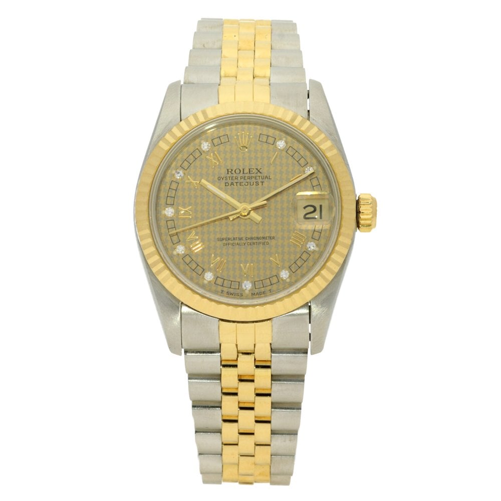 Datejust 68273 31mm - Houndstooth Diamond Dot Dial - Circa 1993