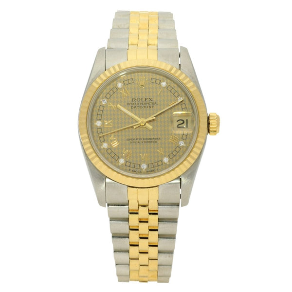 Datejust 68273 31mm - Houndstooth Diamond Dot Dial - Circa 1993