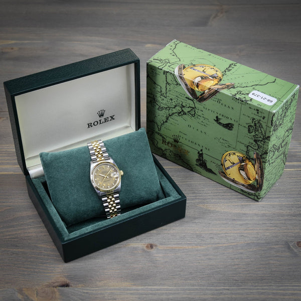Datejust 68273 31mm - Houndstooth Diamond Dot Dial - Circa 1993
