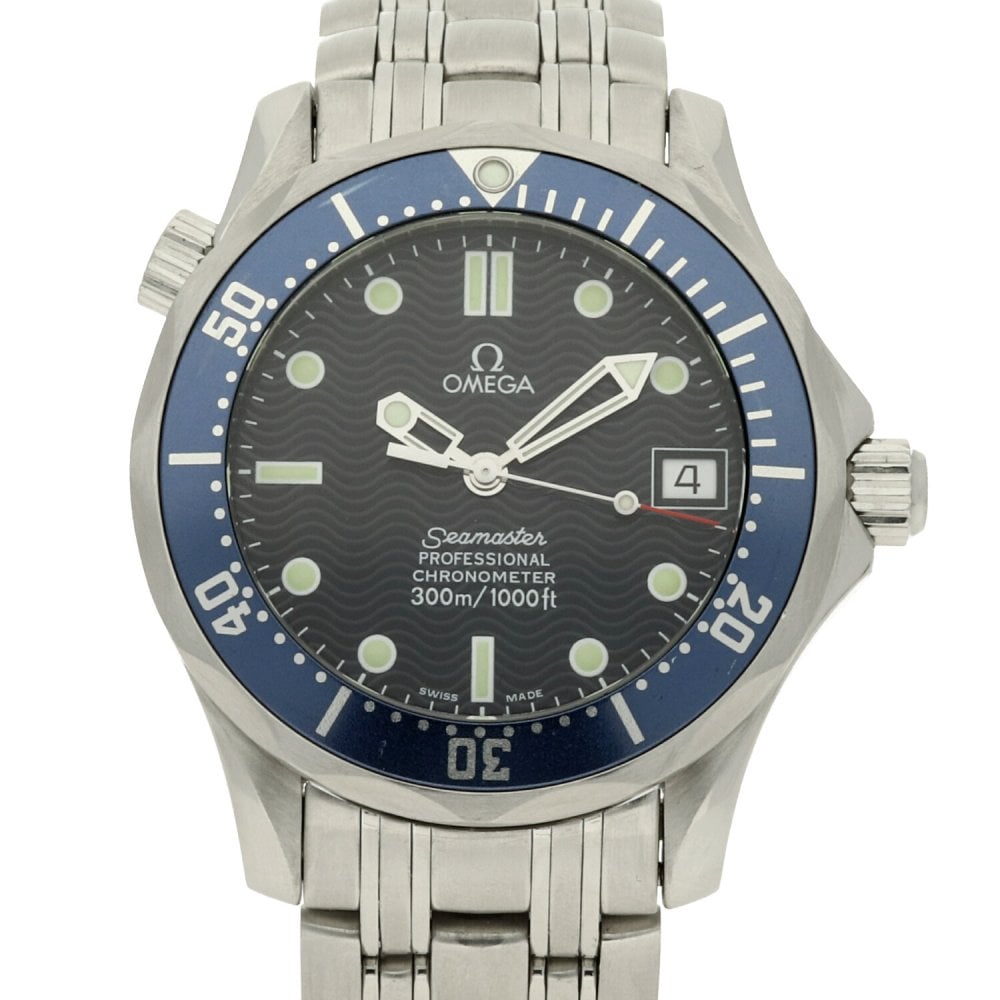 Seamaster 2551.80.00 - Midsize Watch - Blue Dial- Circa 2000