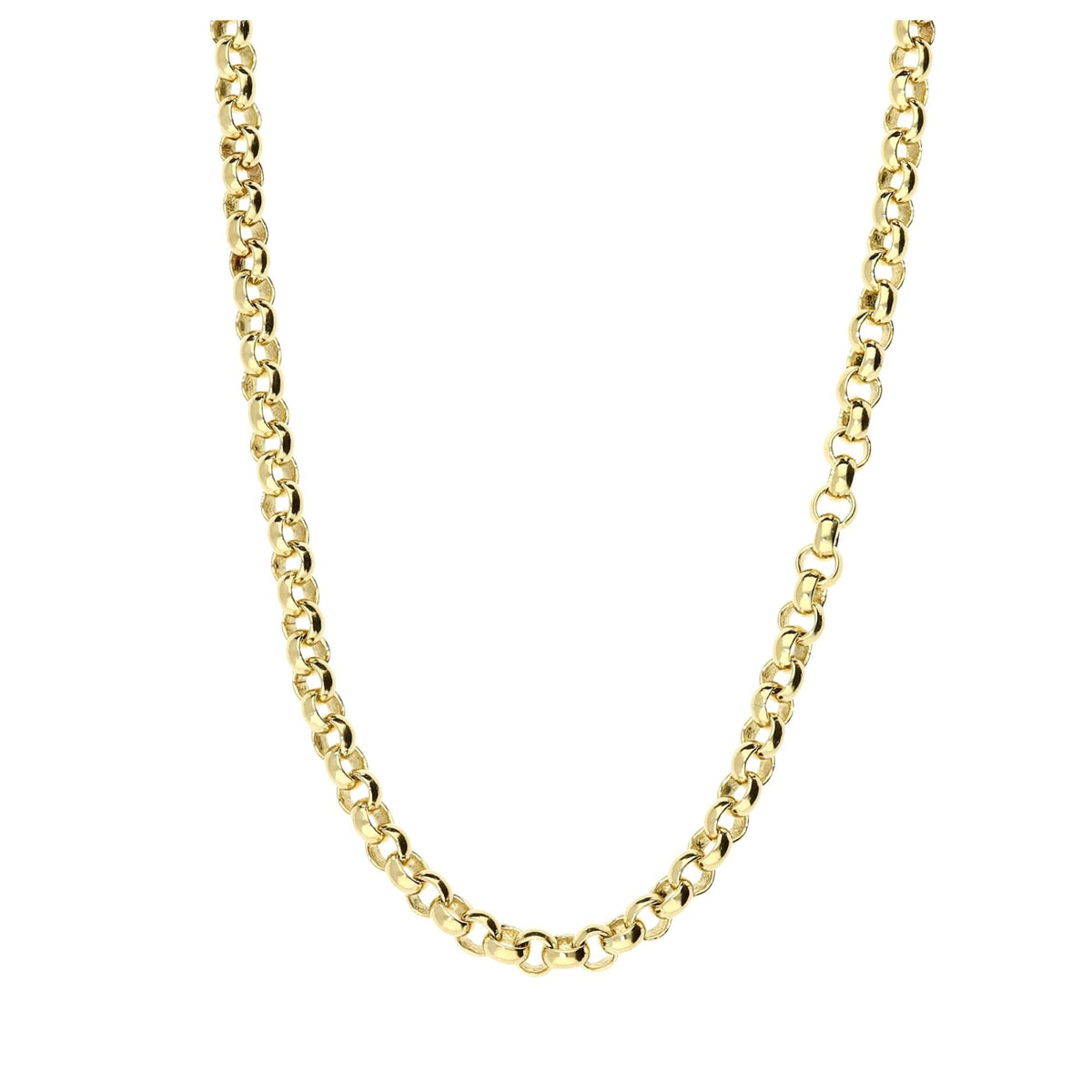 9ct Yellow Gold 18 inch Belcher Chain - 7.8 grams